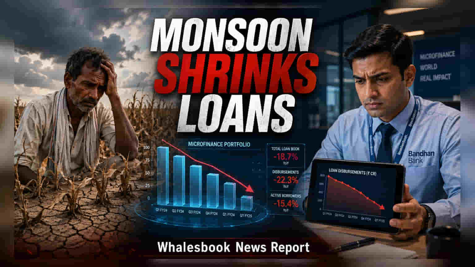 India Microfinance Portfolio Shrinks 4% to ₹3.26 Lakh Crore