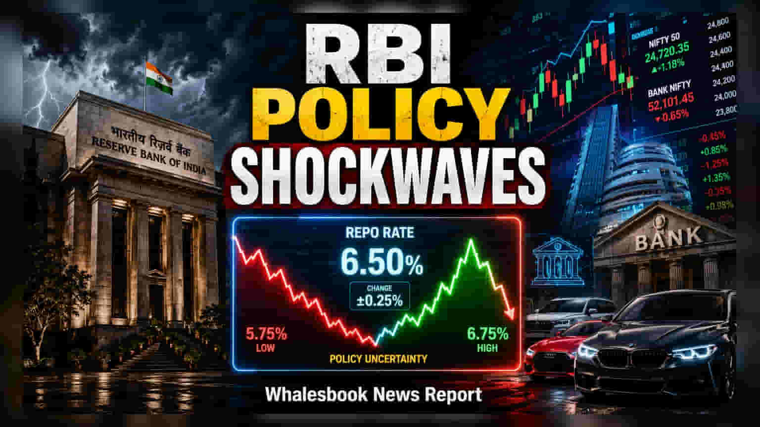 RBI Policy: આજે જાહેર થશે મોનિટરી પોલિસી, બેન્કિંગ અને રિયલ્ટી શેરો પર રહેશે નજર