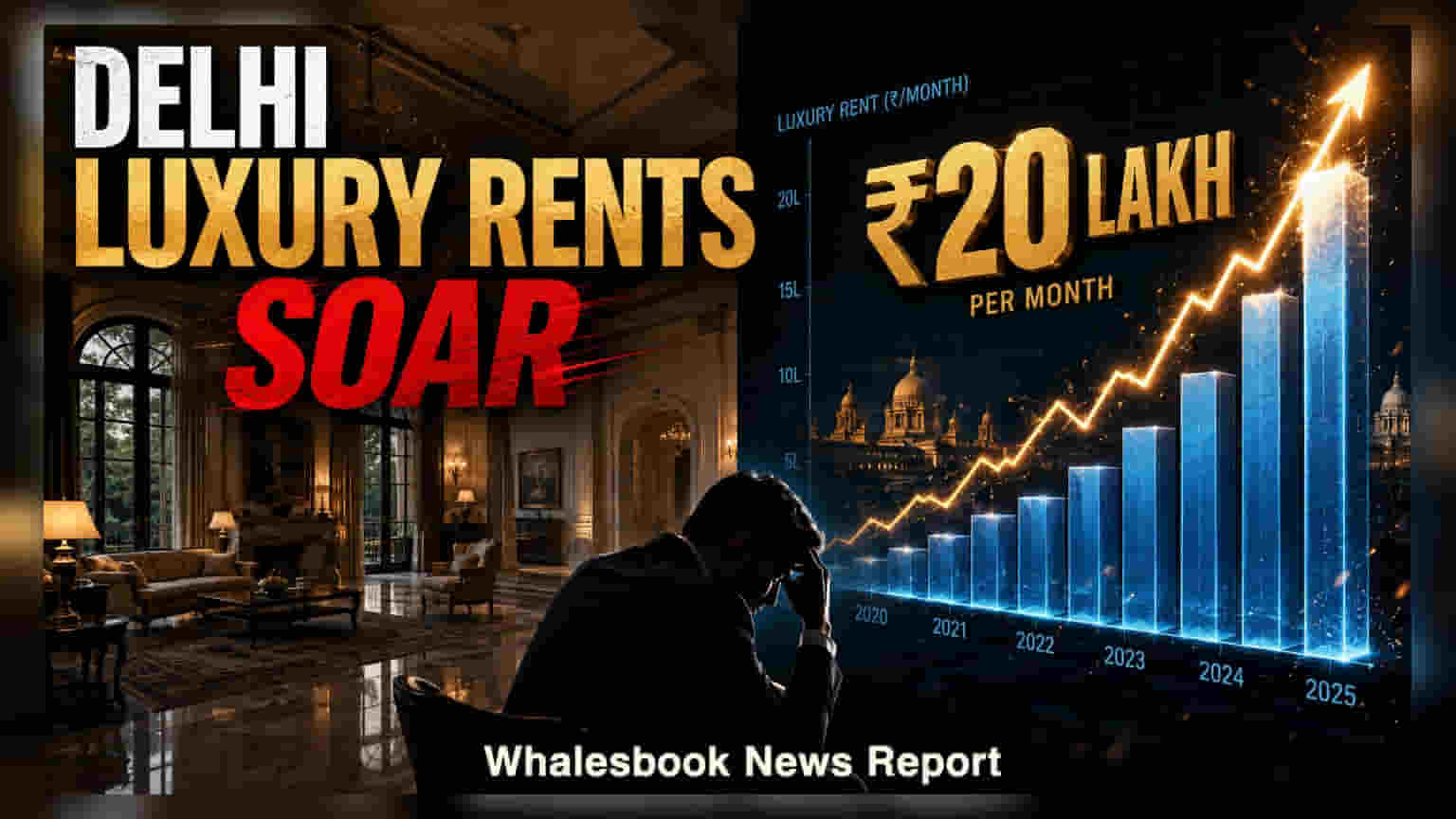 Lutyens Delhi Rents: ₹20 લાખ સુધી પહોંચ્યું ભાડું! ઓછી Supply નું મુખ્ય કારણ જાણો