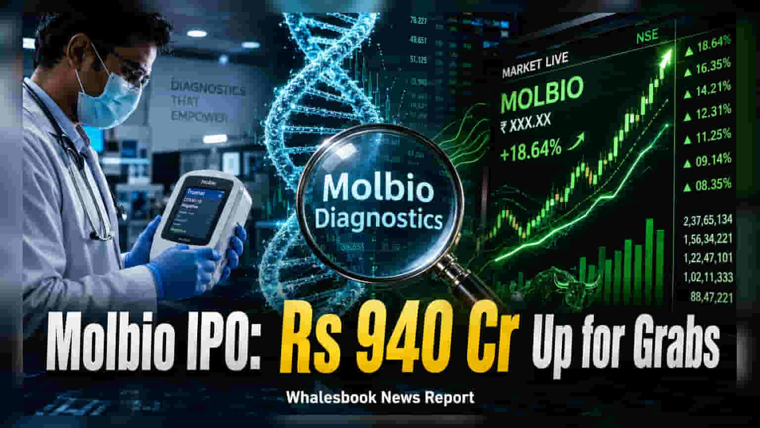 Molbio Diagnostics IPO Opens August 10 at Rs 768-807 Band