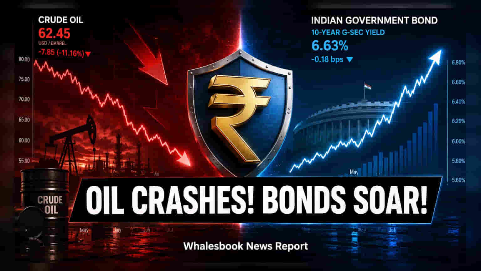 Indian Bonds Rally as Oil Prices Dip Ahead of RBI Meet