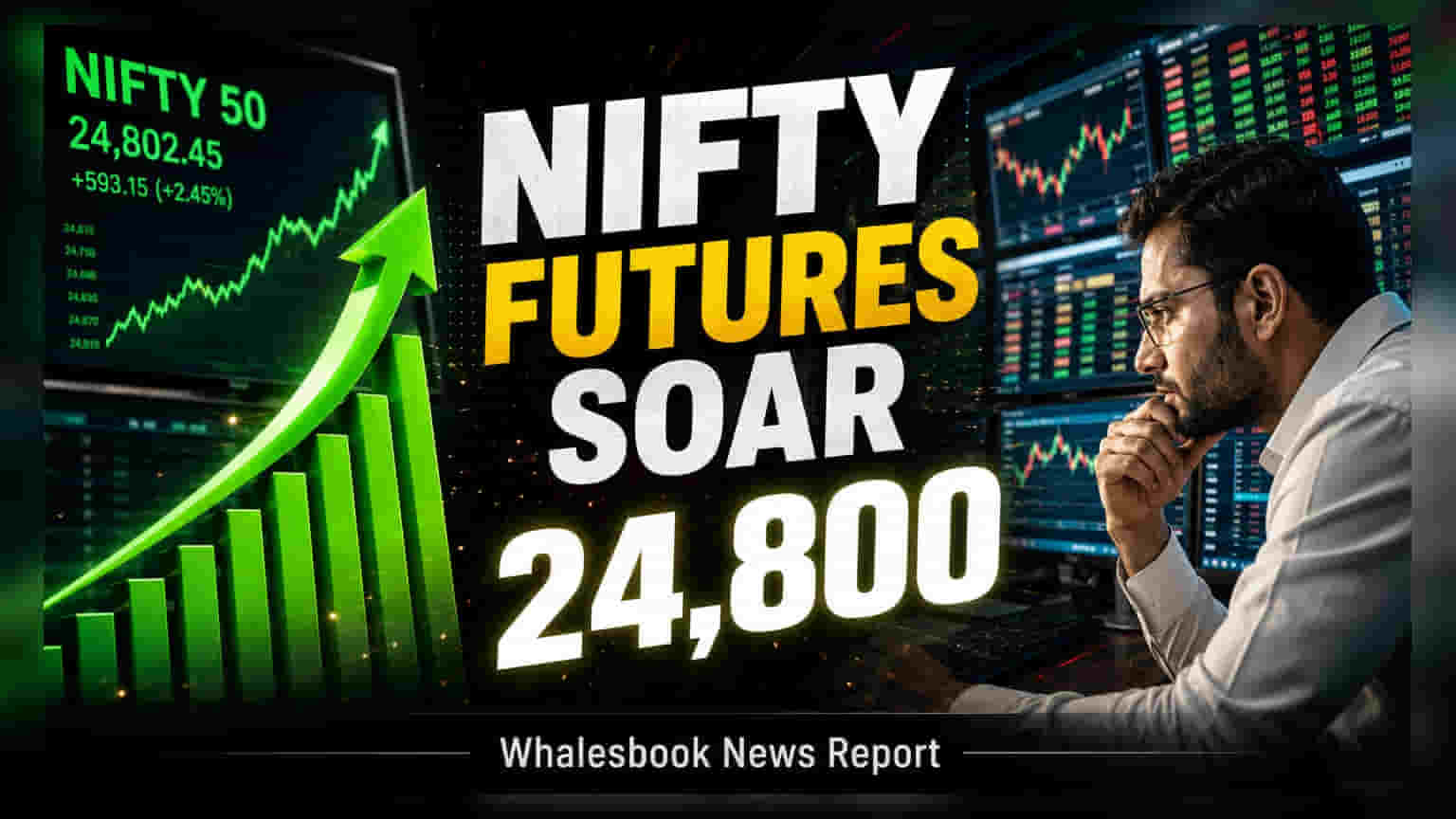 Nifty Futures Open Higher, 24,600 Support In Focus