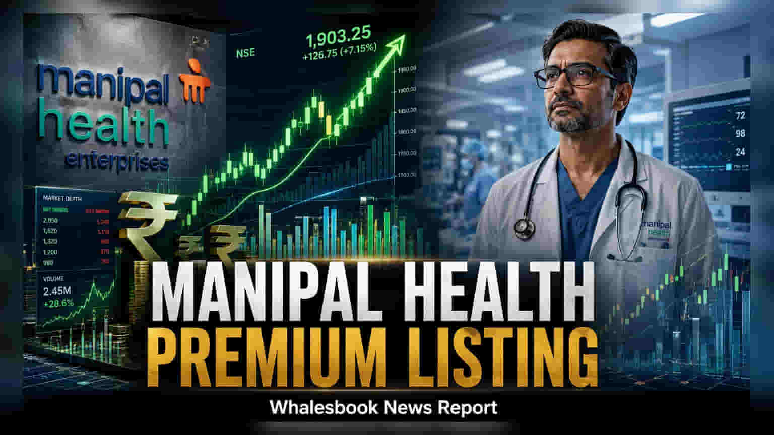 Manipal Health Enterprises Listing: ₹655 પર શેરની શાનદાર શરૂઆત, પરંતુ Valuation પર સૌની નજર!