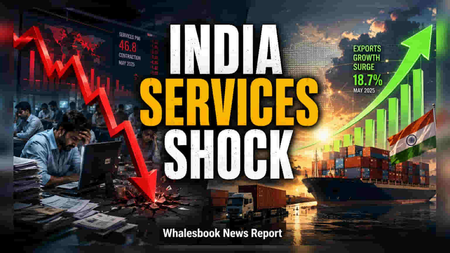 India Services Sector: 53 महीनों में सबसे धीमी रफ्तार! जुलाई में PMI घटकर पहुँचा 53.3