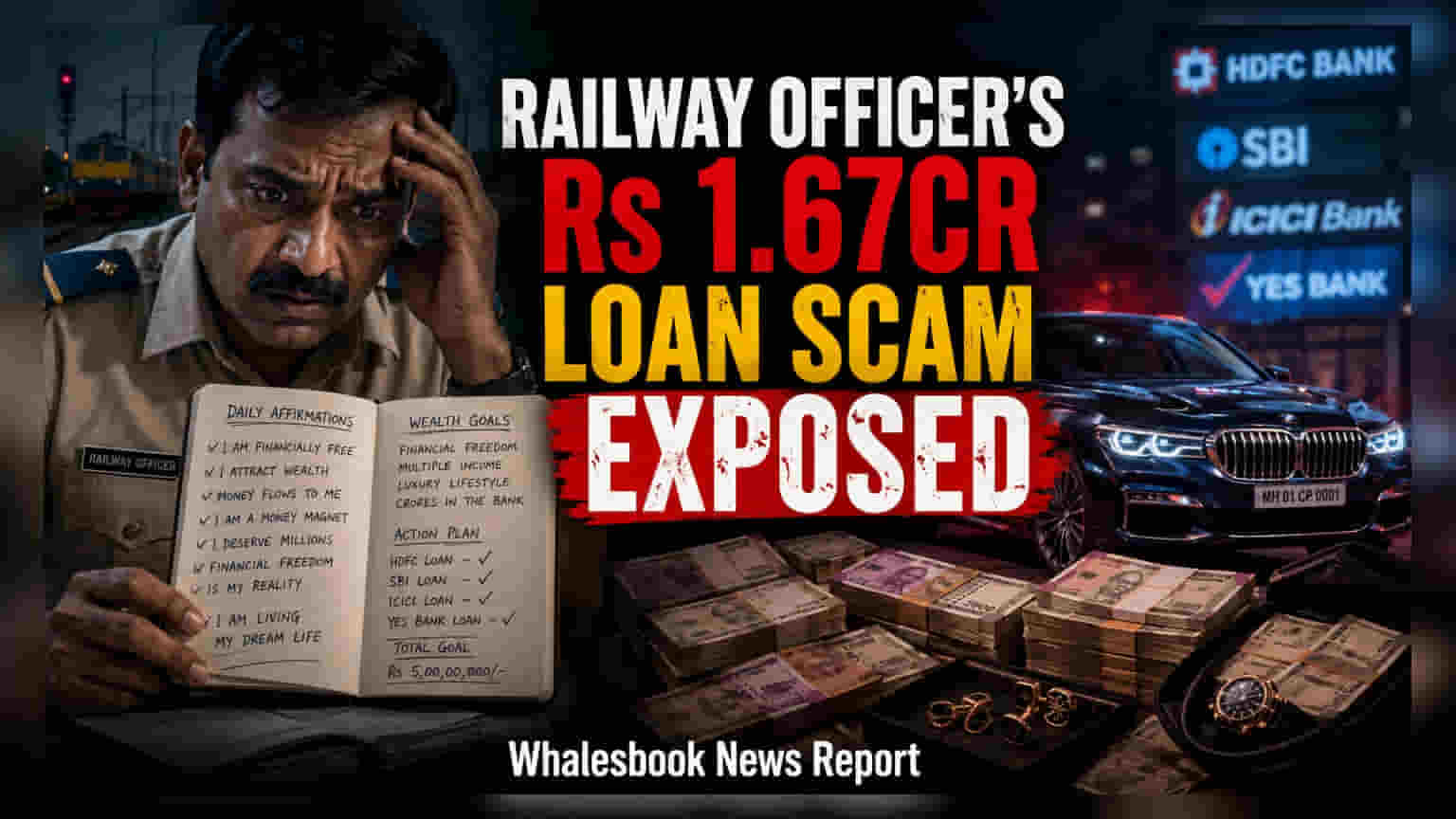 गोरखपूर रेल्वे अधिकारी आणि मुलीला अटक! ₹1.67 कोटींच्या कर्ज घोटाळ्याचा पर्दाफाश