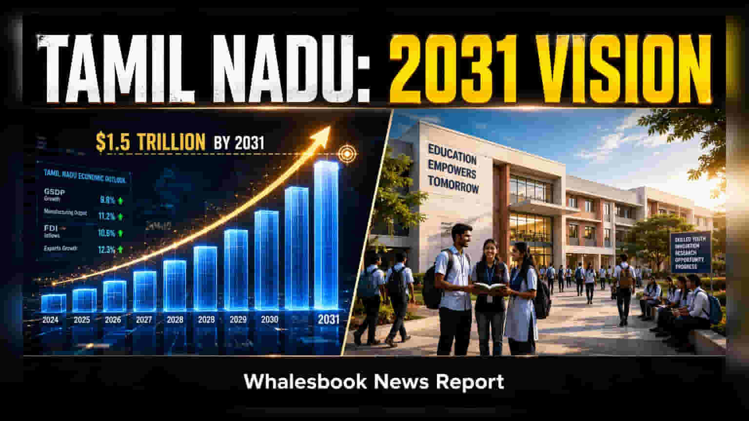 તમિલનાડુનું બજેટ: 2031 સુધીમાં $1.5 ટ્રિલિયન અર્થતંત્રનું લક્ષ્ય