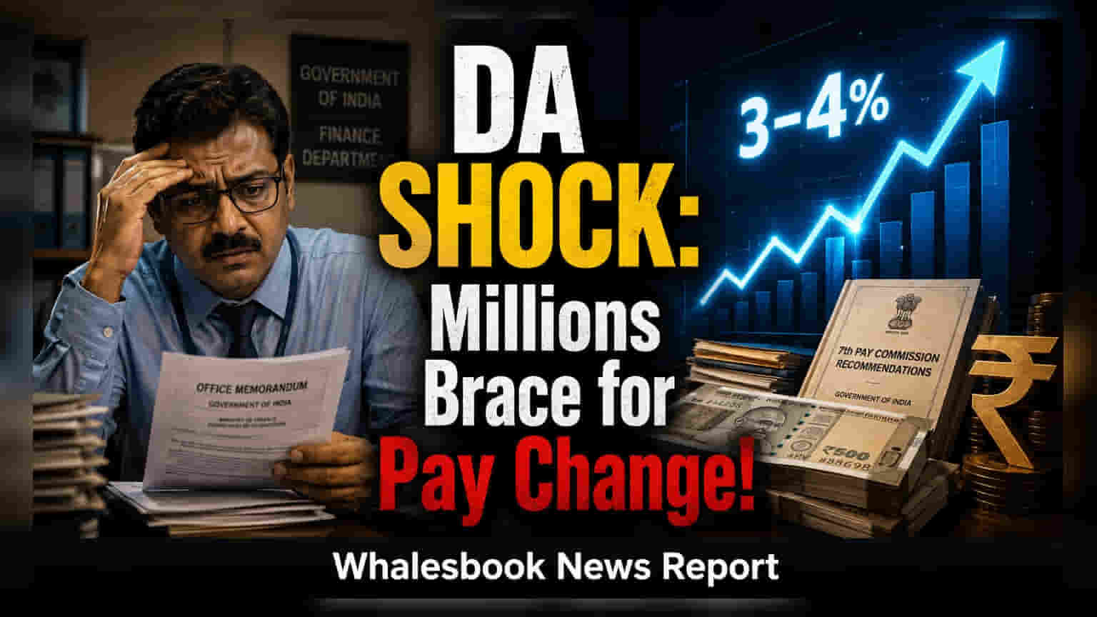 Central Govt DA Hike Likely: 3% Increase Expected