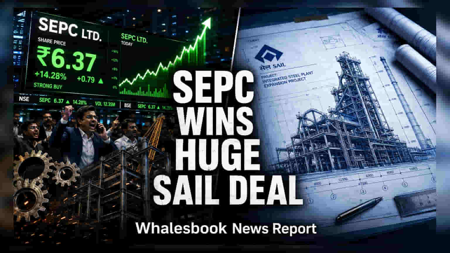 SEPC Bags ₹855 Crore SAIL Order; Shares Rise 7%