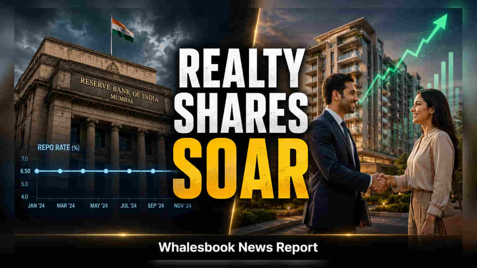 Indian Realty Stocks Rise 2.5% as RBI Keeps Rates at 5.25%