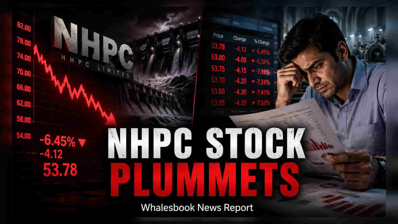 NHPC Shares Dip 2% After Q1 Results; Debt Levels in Focus