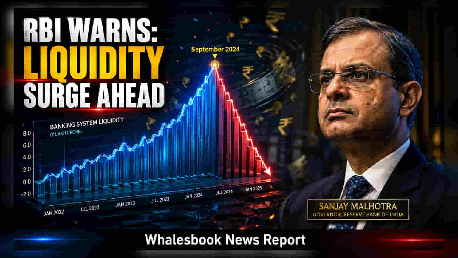 RBI Keeps Repo Rate at 5.25%, Sees Liquidity Surplus Peaking in September