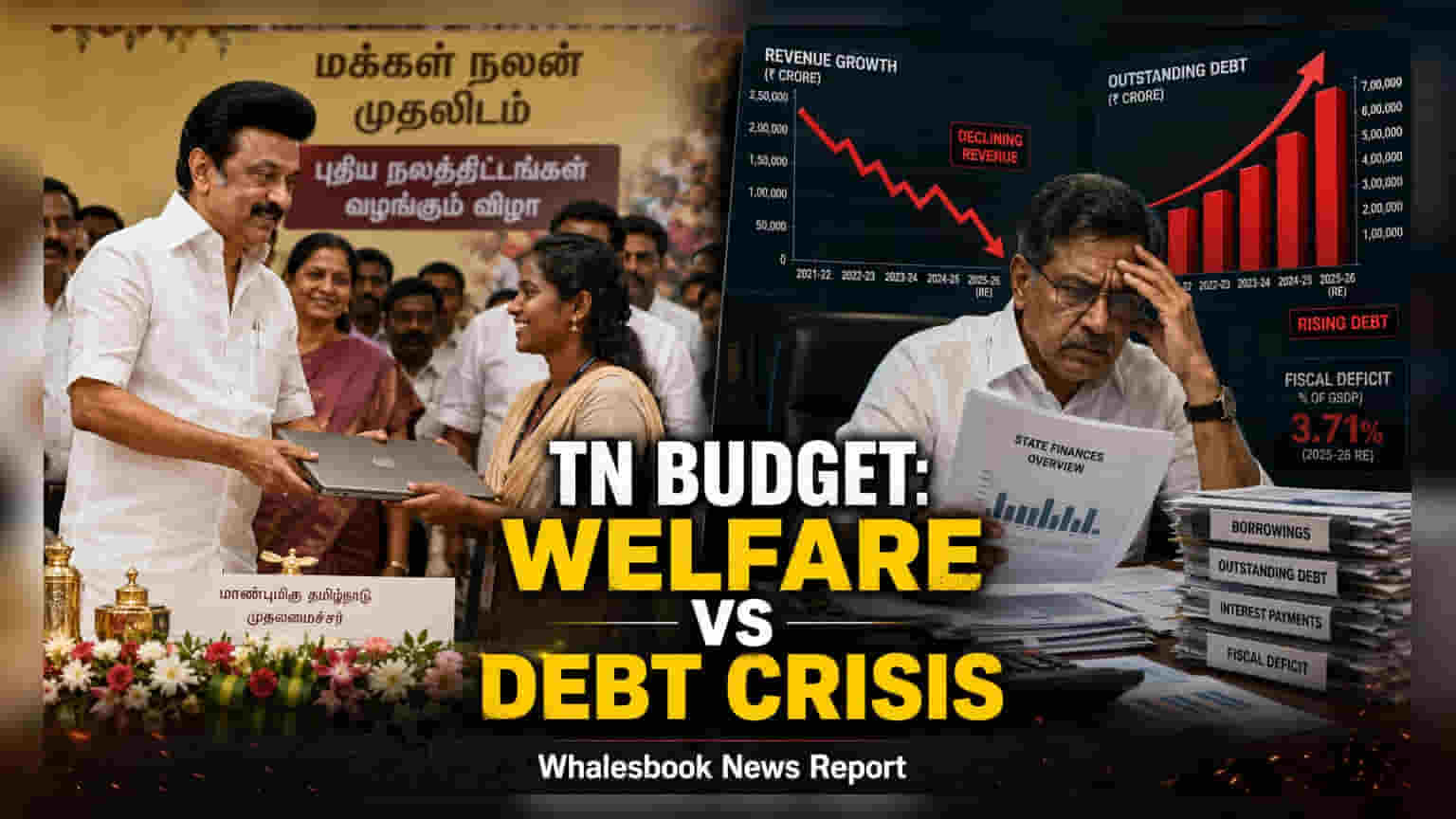Tamil Nadu Budget 2026-27: कल्याण पर ज़ोर, पर ₹13 लाख करोड़ के कर्ज़ का बोझ