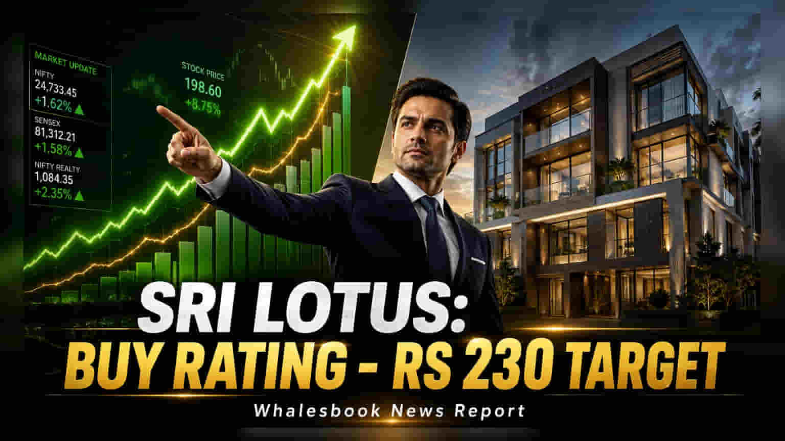 Sri Lotus Developers: ब्रोकरेजने केली 'Buy' रेटिंगची सुरुवात, ₹230 चे लक्ष्य