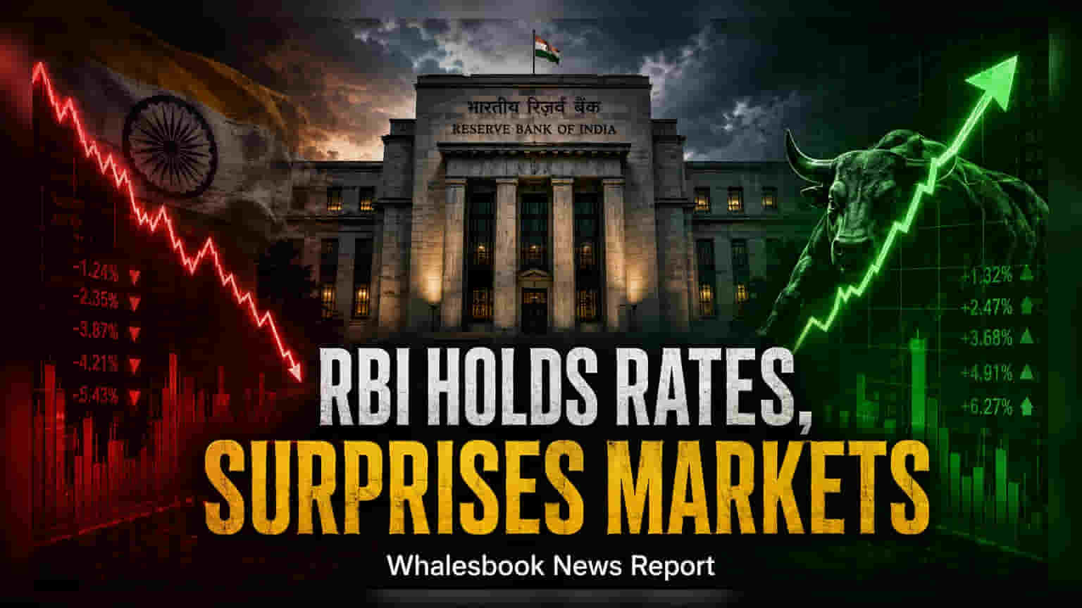 RBI નો મોટો નિર્ણય: રેપો રેટ યથાવત, FY27 માટે GDP ગ્રોથનો અંદાજ વધાર્યો