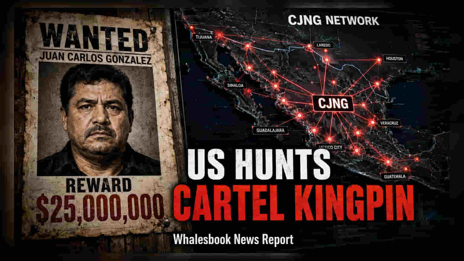 US Raises Bounty to $25 Million for CJNG Leader Gonzalez