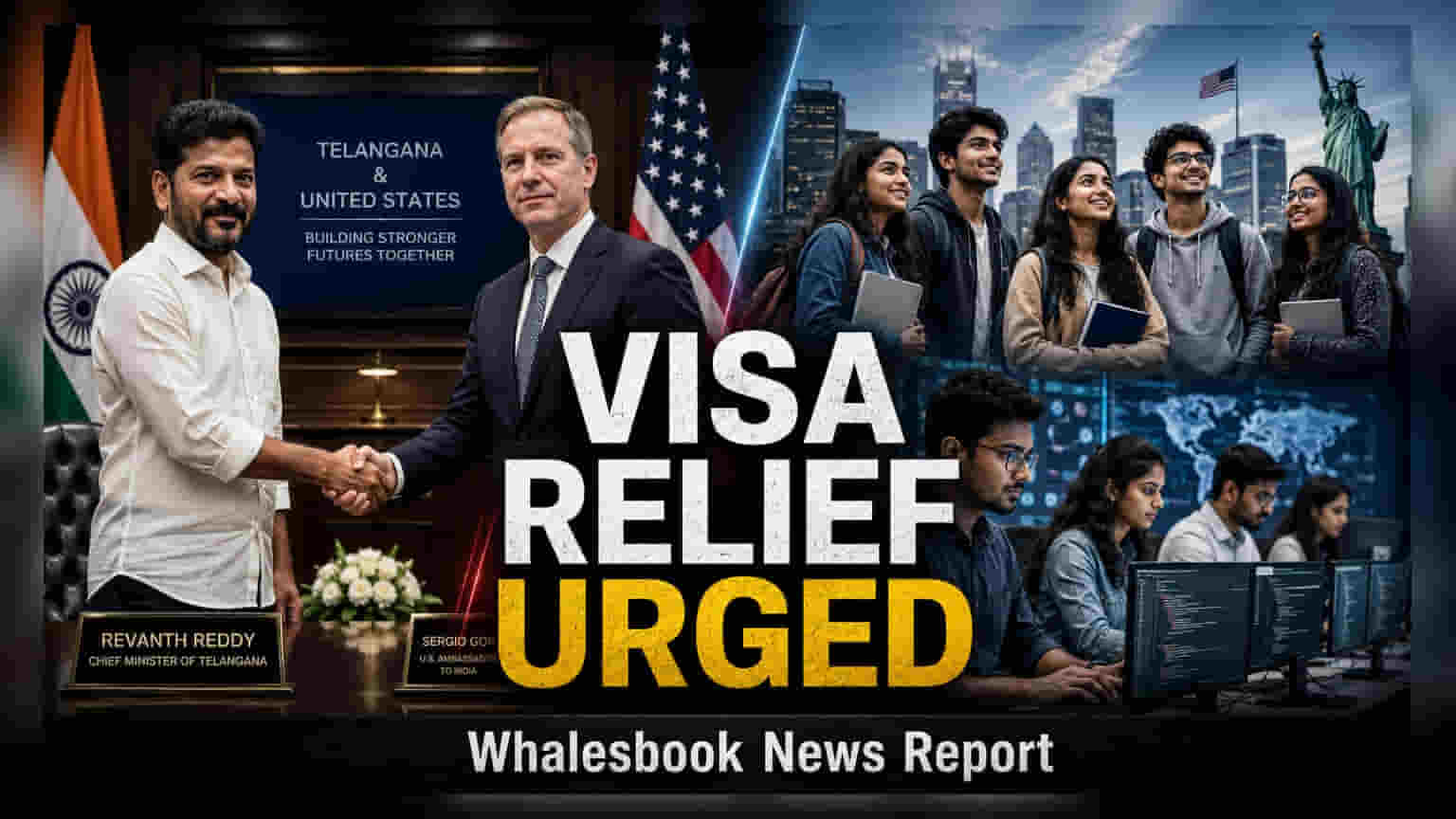 Telangana CM Seeks Faster US Visa Processing for IT, Pharma Talent