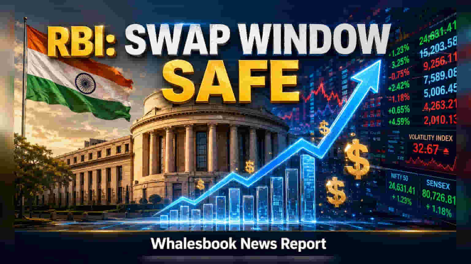 RBI Retains Swap Window Schedule, Inflows Hit $40.8 Billion
