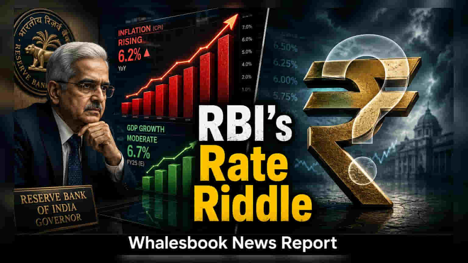 RBI का बड़ा फैसला: रेपो रेट स्थिर, विकास दर पर भरोसा लेकिन महंगाई पर चिंता