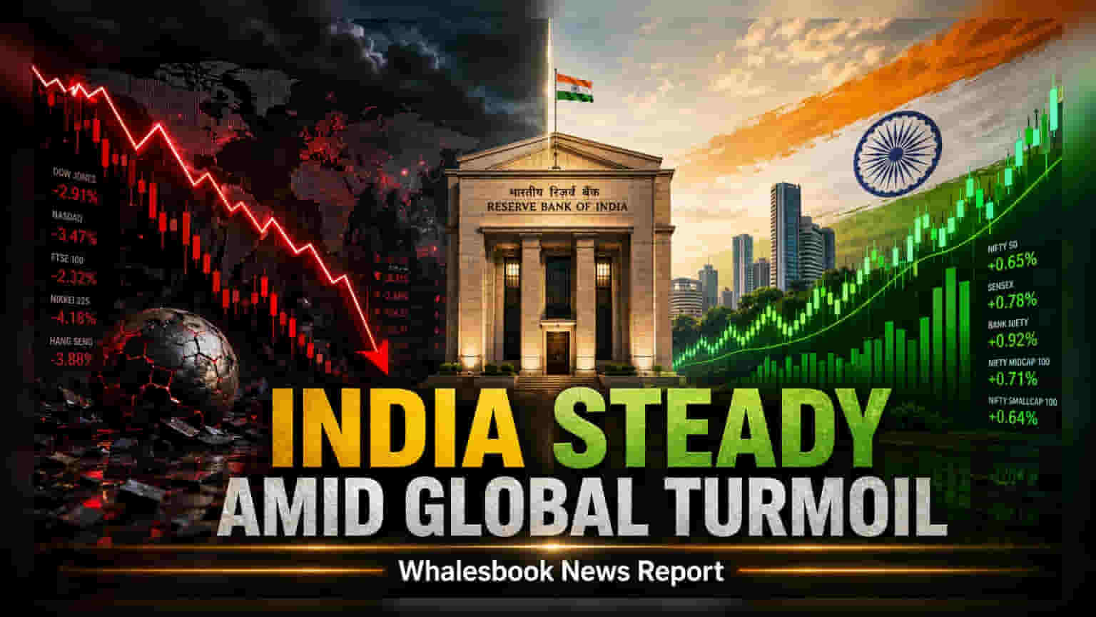 RBI पॉलिसी के बाद भारतीय शेयर बाज़ार की सपाट शुरुआत की उम्मीद