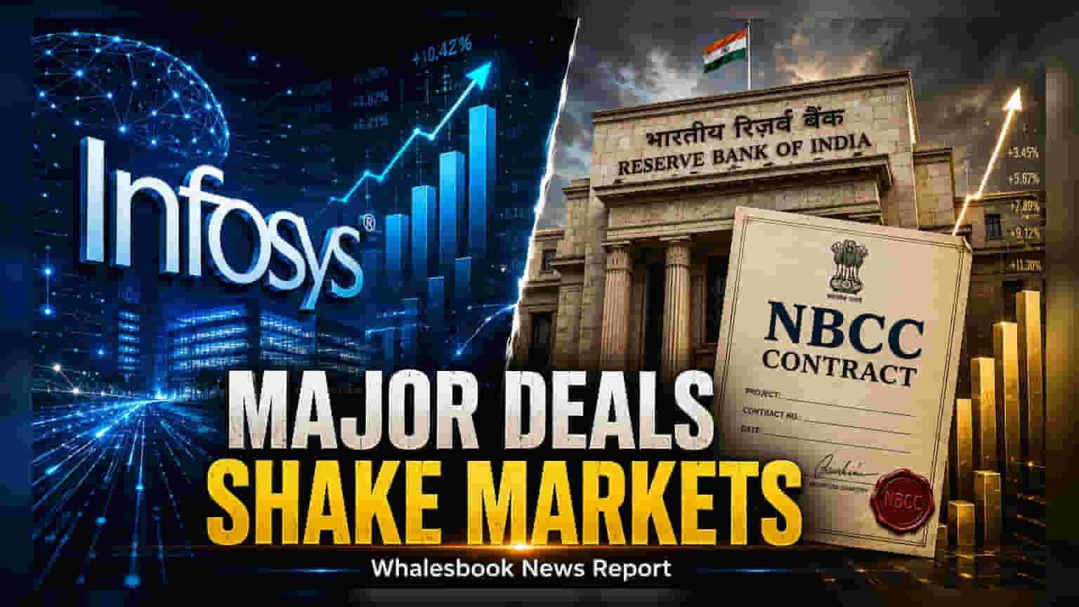 NBCC, Infosys, Zee ने जीते बड़े सौदे: मार्केट की बड़ी खबरें (6 अगस्त)
