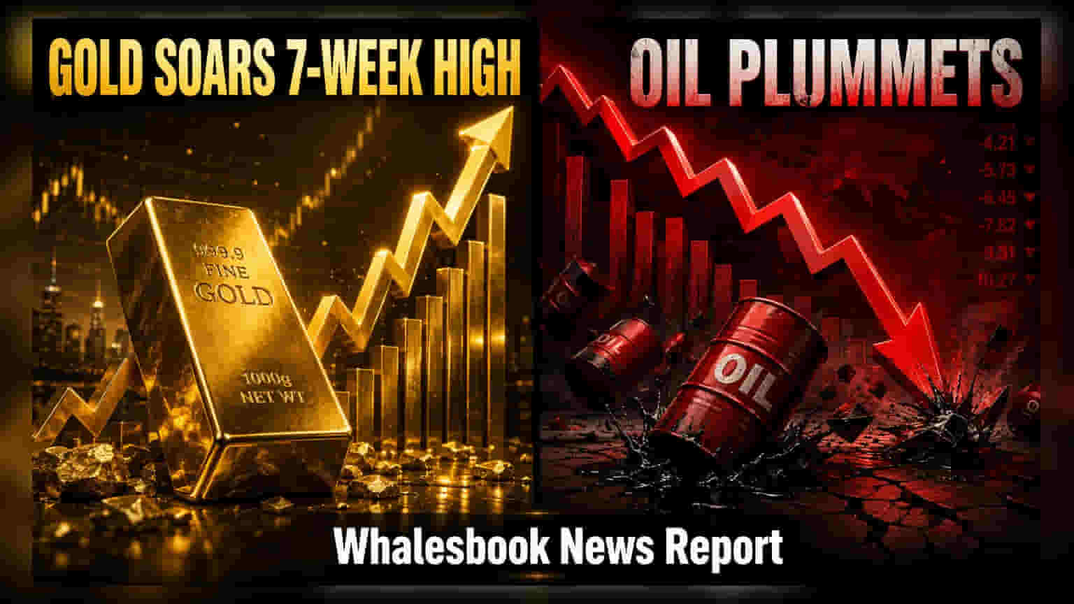 Gold Rallies to 7-Week High; Oil Prices Dip on Peace Hopes