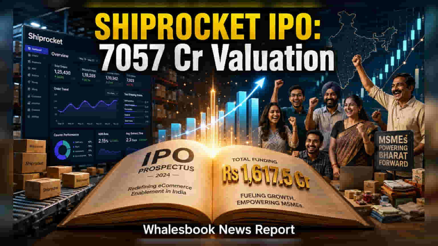 Shiprocket IPO Opens Aug 12: Price Band Set at Rs 92-97