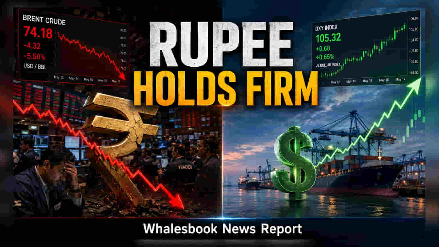 Indian Rupee vs Dollar: ਤੇਲ ਕੀਮਤਾਂ ਘਟਣ ਨਾਲ ਰੁਪਏ ਨੂੰ ਮਿਲੀ ਸਥਿਰਤਾ, ਡਾਲਰ ਦੇ ਮੁਕਾਬਲੇ **95.10** ਨੇੜੇ
