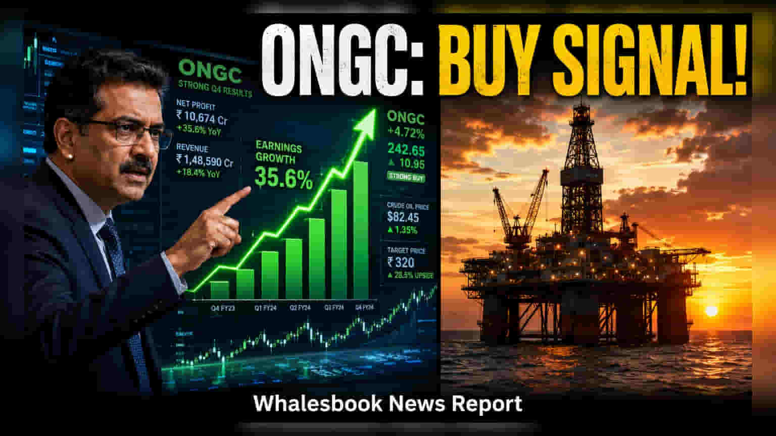 ONGC Target Set at Rs 290 by Motilal Oswal After Profit Surge