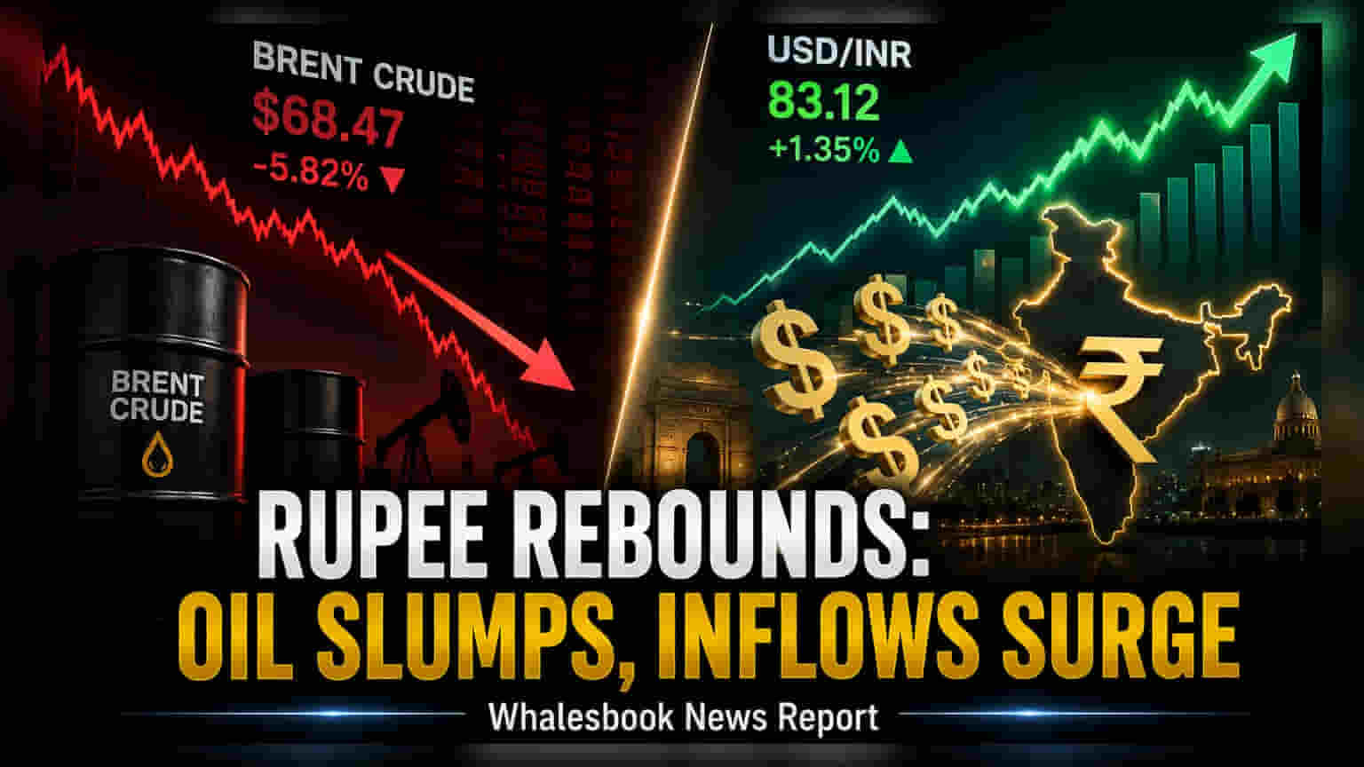 Indian Rupee Holds Steady at 95.15 on $40.8 Billion Inflows