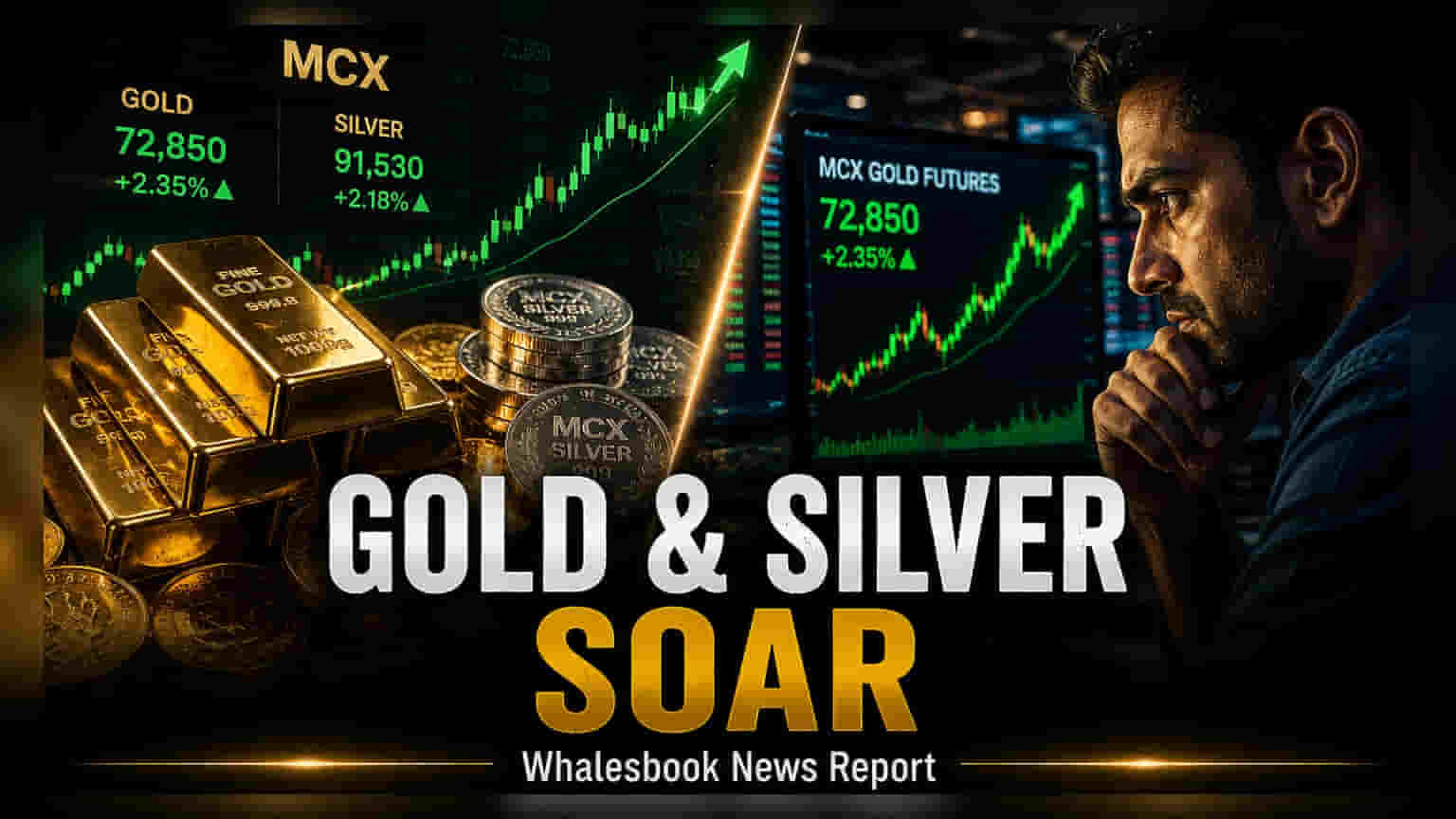 MCX પર સોના-ચાંદીમાં તેજી: વૈશ્વિક બજારની અસ્થિરતા અસરકારક