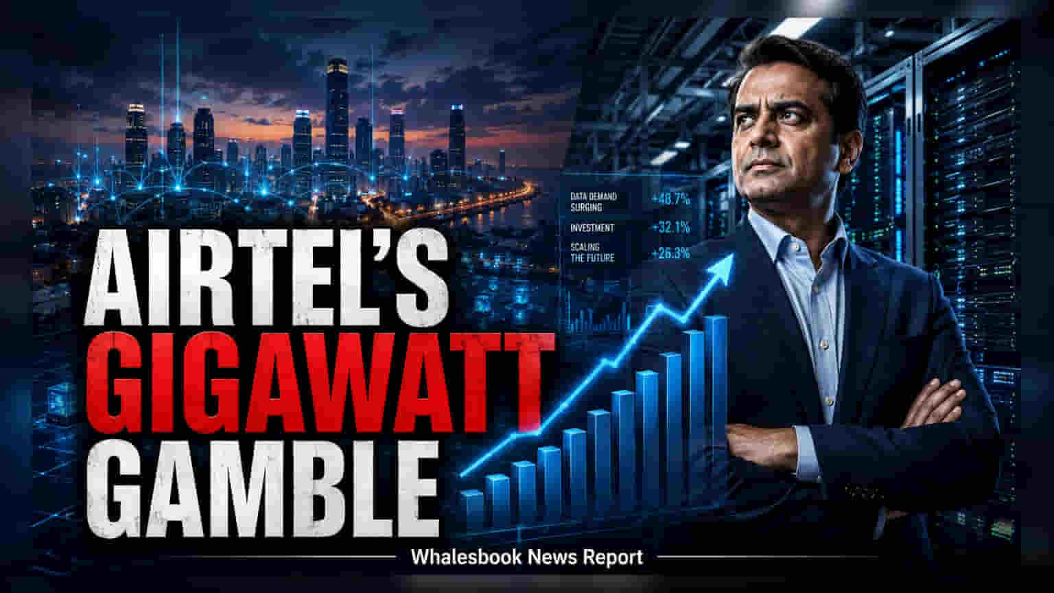 Bharti Airtel Data Center: 1GW કેપેસિટીનું લક્ષ્ય, 25% માર્કેટ શેર પર નજર