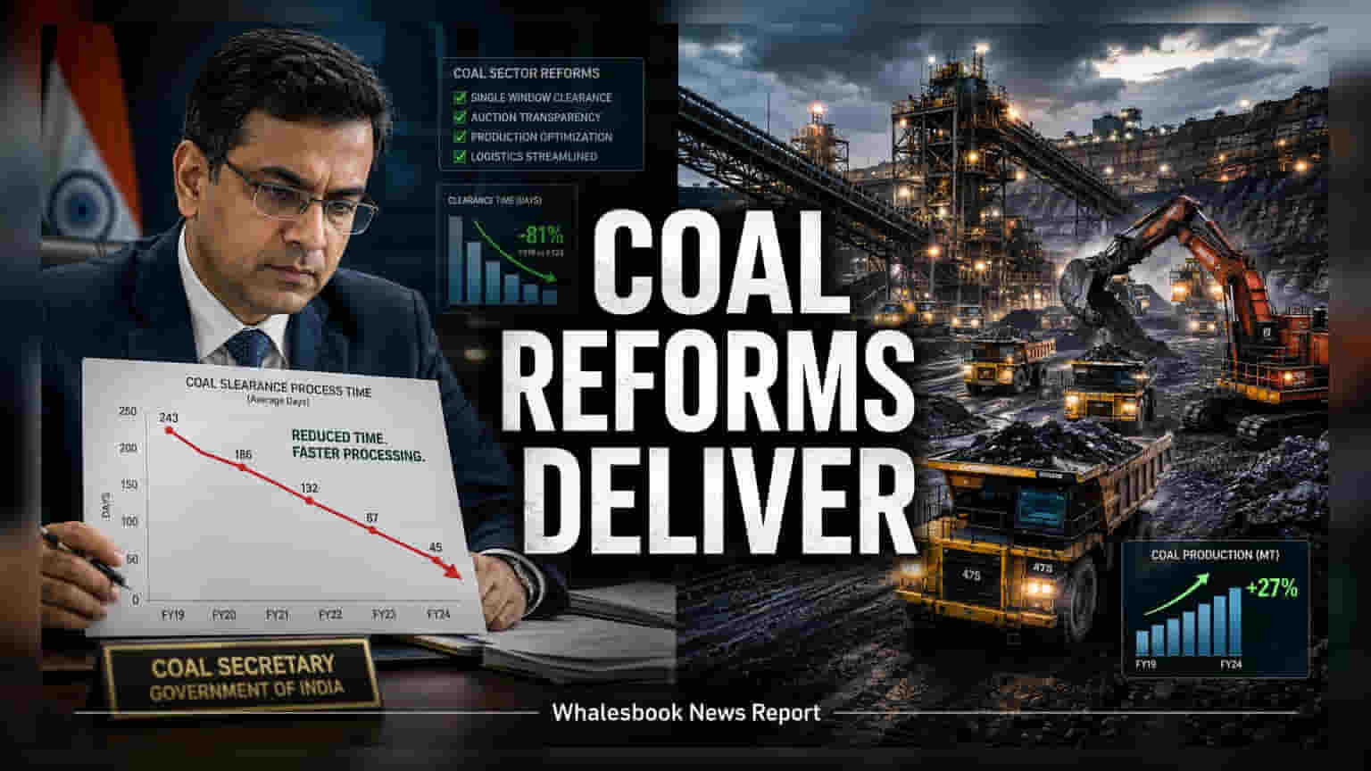 நிலக்கரி சுரங்கங்களுக்கு குட் நியூஸ்: தொடங்கும் நேரம் 14 மாதங்கள் வரை குறைப்பு!
