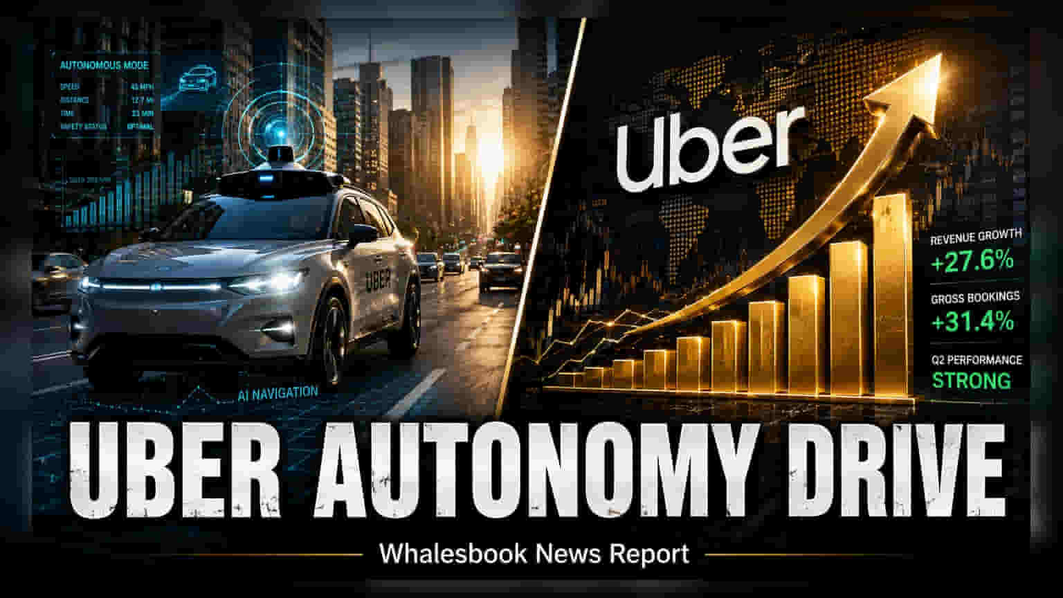 Uber Stock Falls 5% Despite Strong Q2; $10B Autonomous Bet in Focus