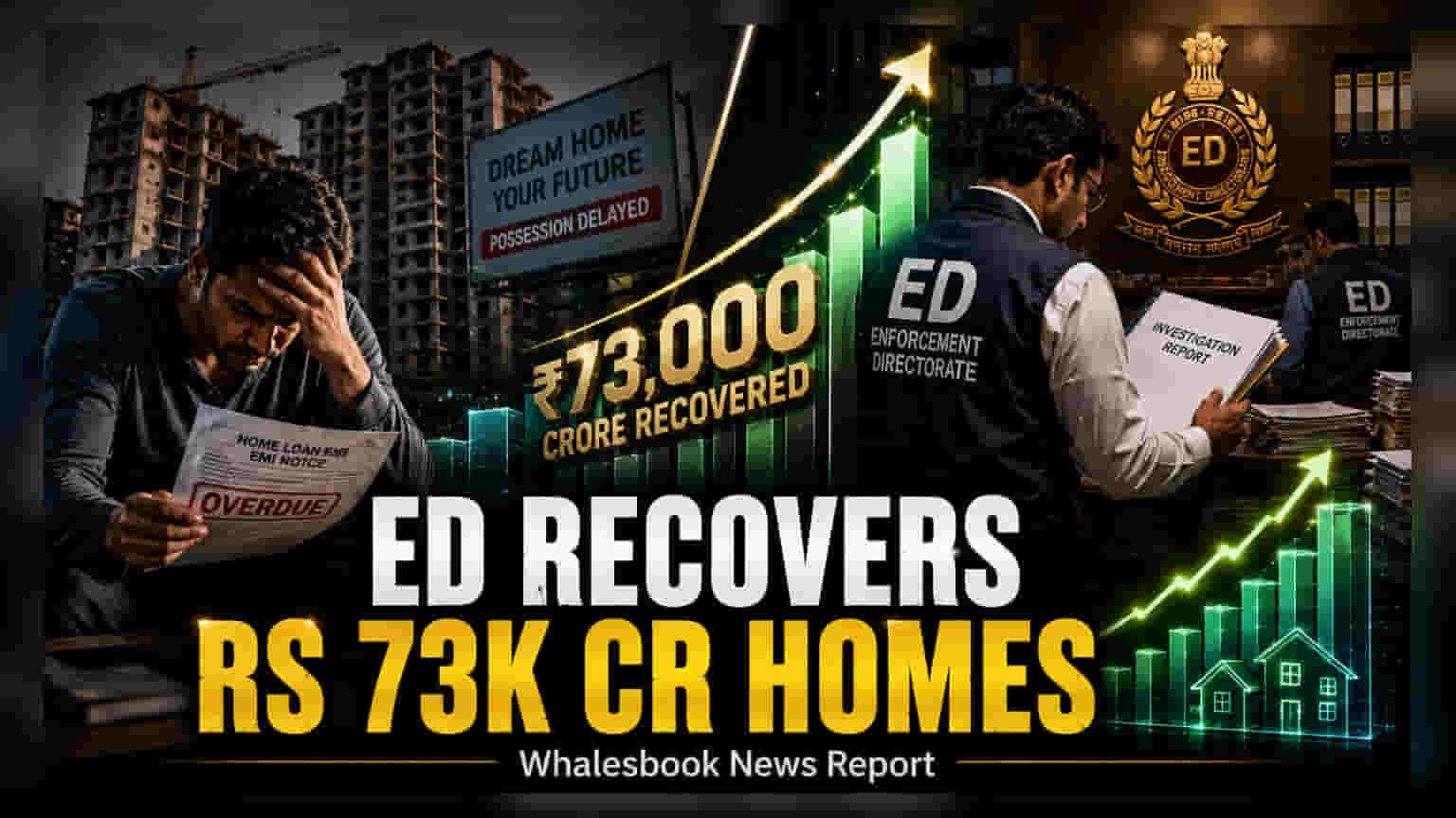 ED ના ₹73,000 કરોડના રિયલ એસ્ટેટ એક્શન: ખરીદદારો માટે શું છે જાણવા જેવું?