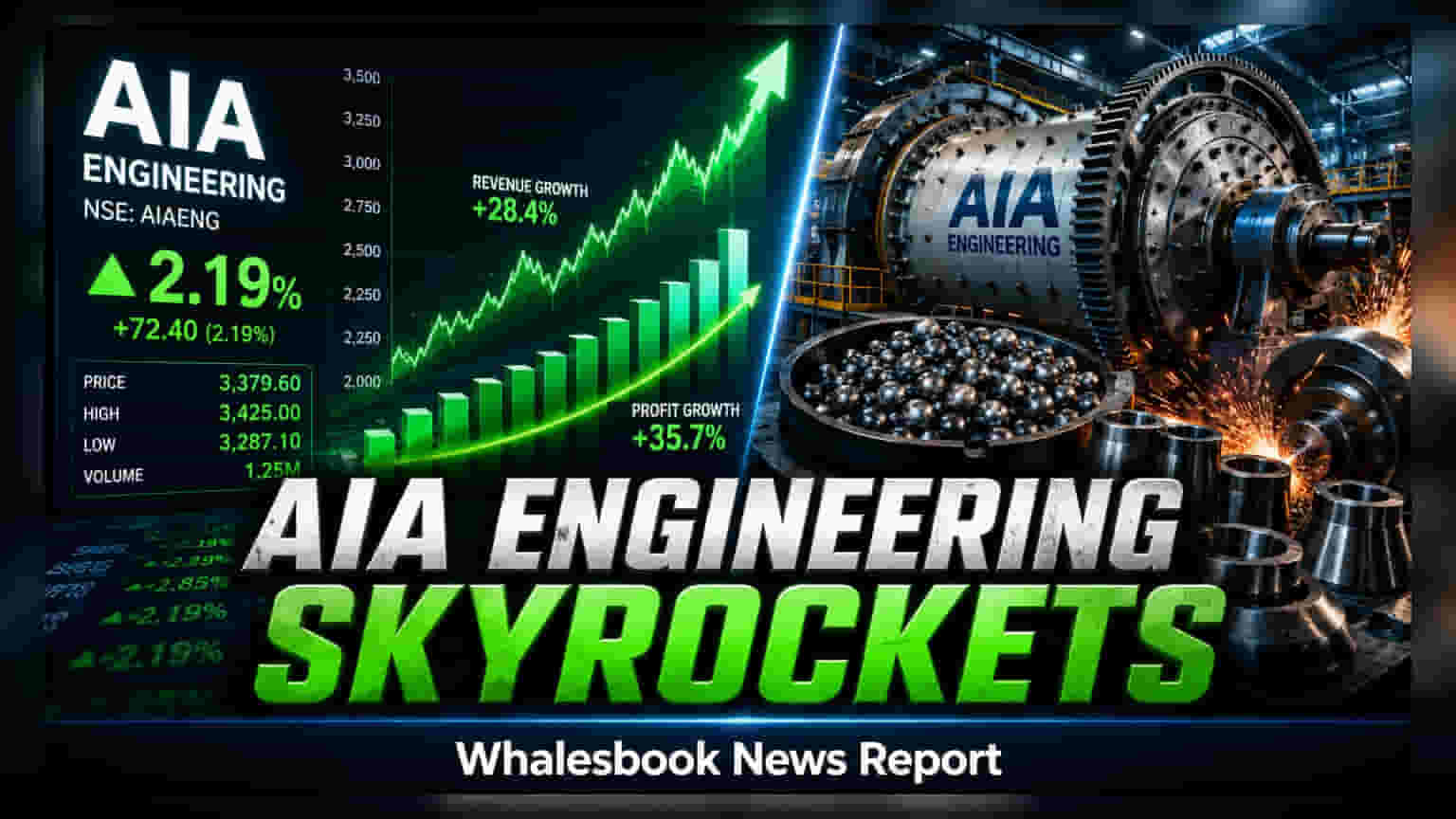AIA Engineering Share Price: FY26 માં ₹1,255 કરોડનો Records નફો, શેર **2%** થી વધુ ઉછળ્યો!