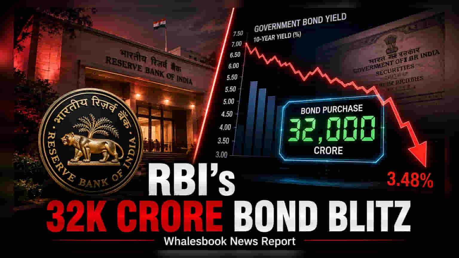 RBI to Auction ₹32,000 Crore Govt Bonds on August 7
