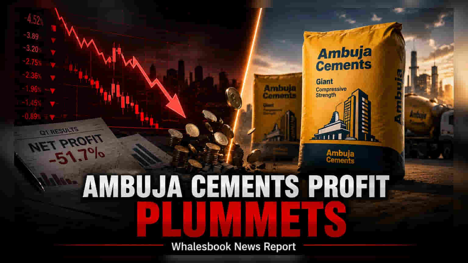 Ambuja Cements Shares Fall 2% Post Mixed June Quarter Results