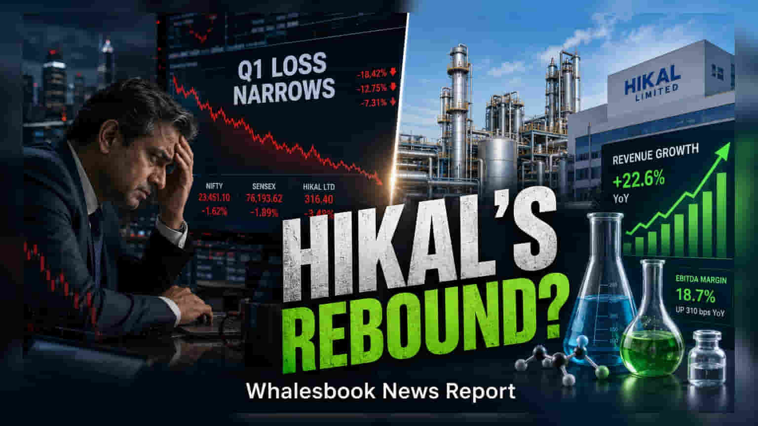Hikal Ltd Shares Fall 6.7% Despite Narrowed Q1 Loss