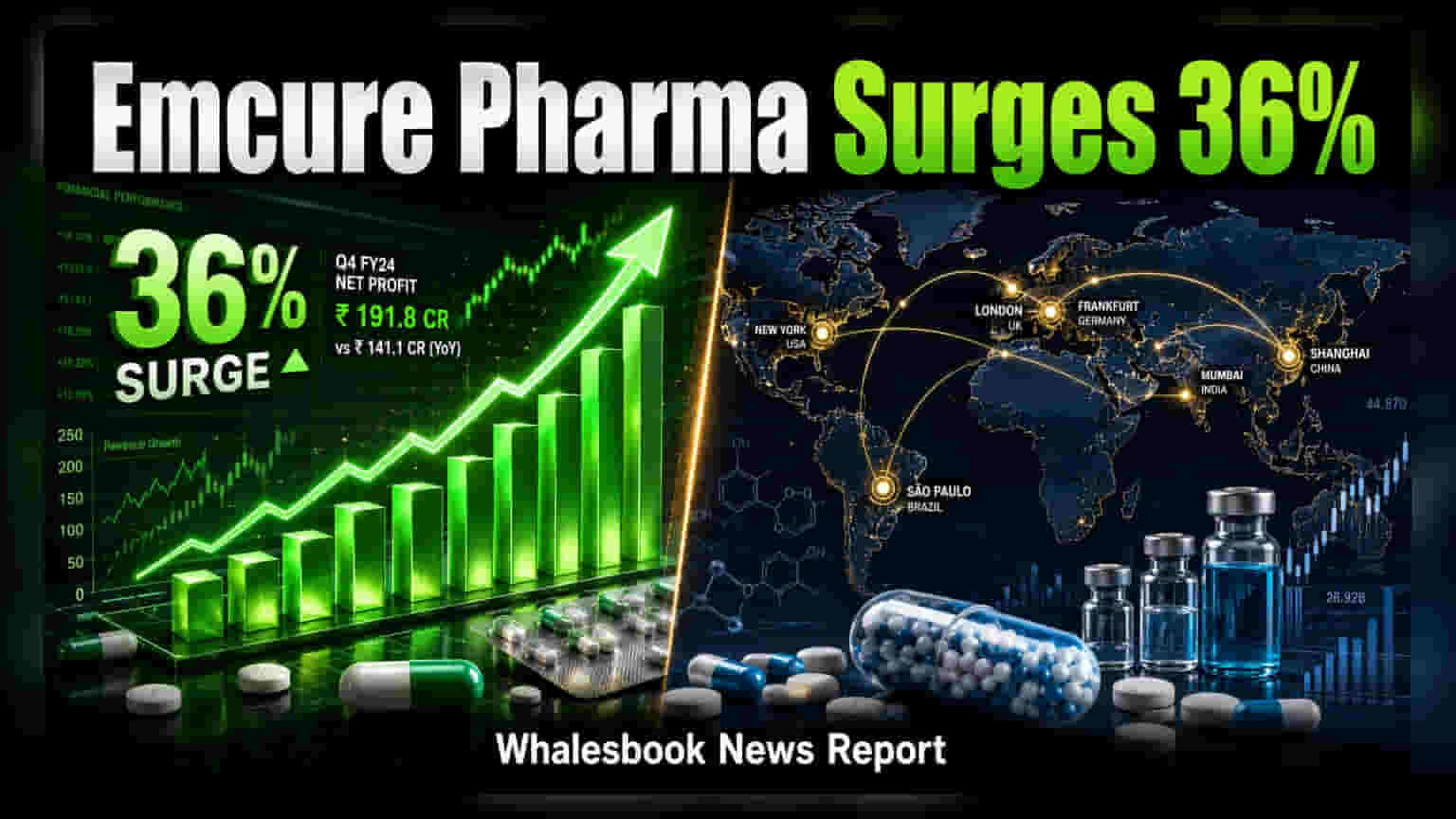 Emcure Pharma: లాభాల్లో భారీ ర్యాలీ! తొలి త్రైమాసికంలో **36%** పెరిగిన ప్రాఫిట్