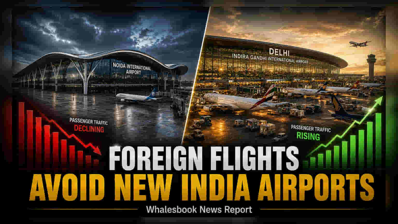 Navi Mumbai & Noida Airport: ਵਿਦੇਸ਼ੀ ਏਅਰਲਾਈਨਜ਼ ਨੂੰ ਲਾਗਤ ਦਾ ਝਟਕਾ, ਨਹੀਂ ਮਿਲ ਰਿਹਾ ਹੁੰਗਾਰਾ
