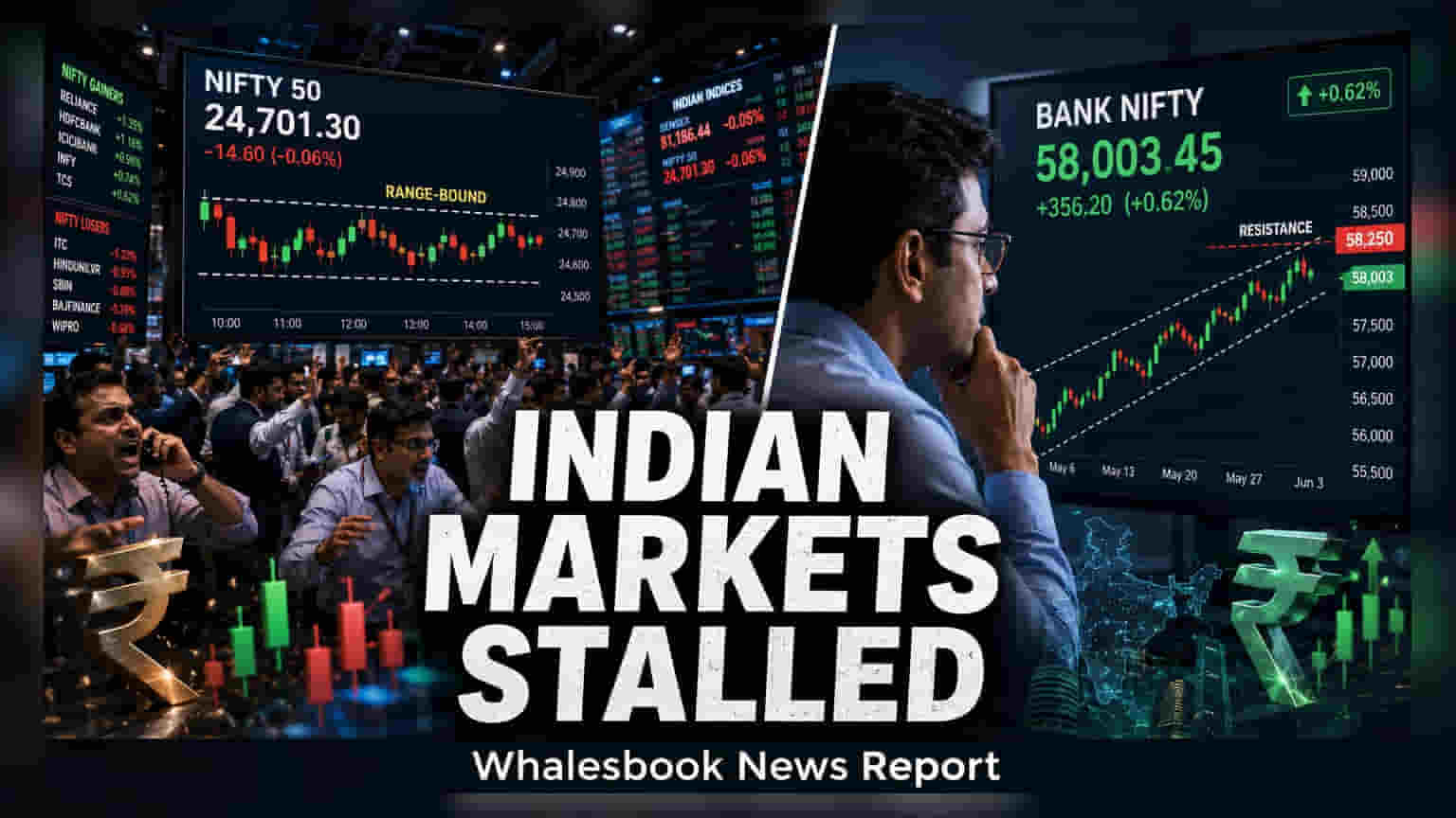 Nifty 50 અને Bank Nifty માં કન્સોલિડેશન: શું છે આગળની રણનીતિ?