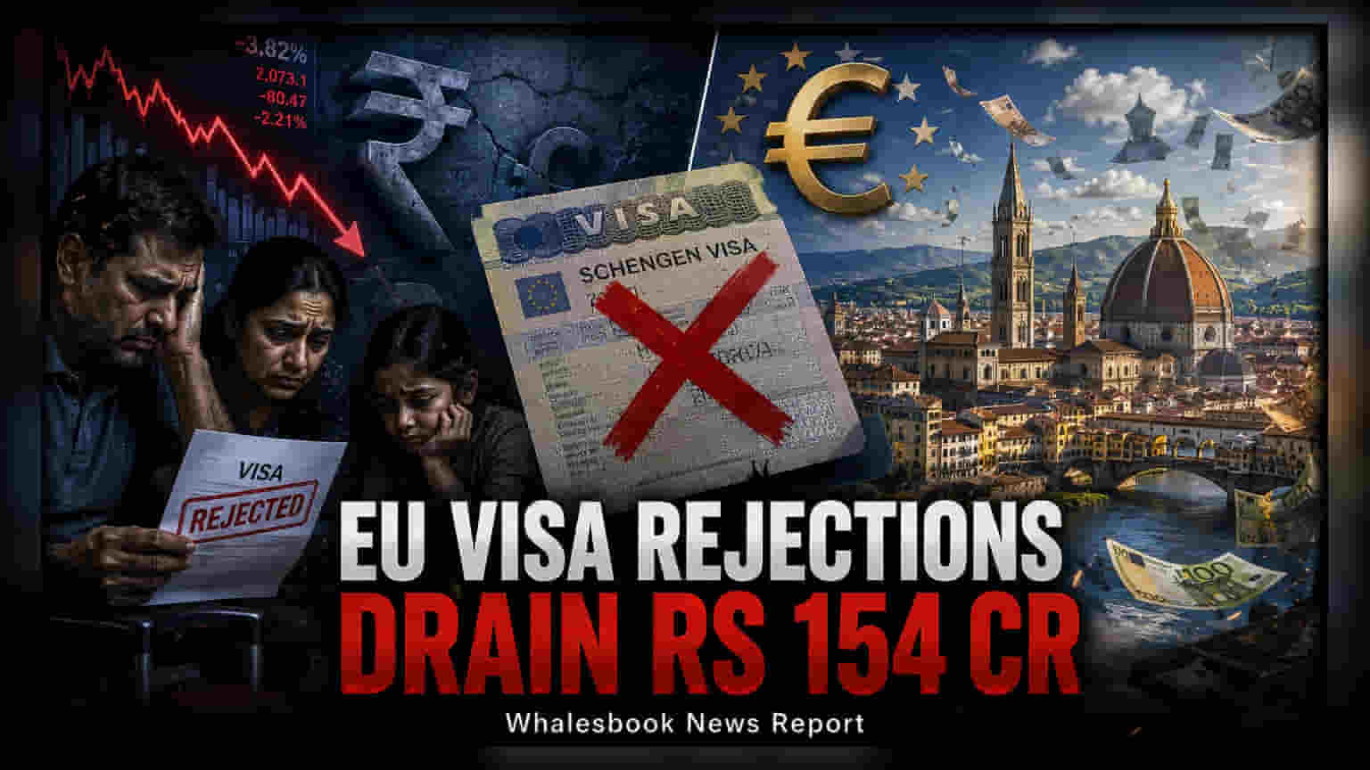 Schengen Visa Rejections: ભારતીયોને ₹154 કરોડનું નુકસાન, યુરોપનો પ્રવાસ મુશ્કેલ