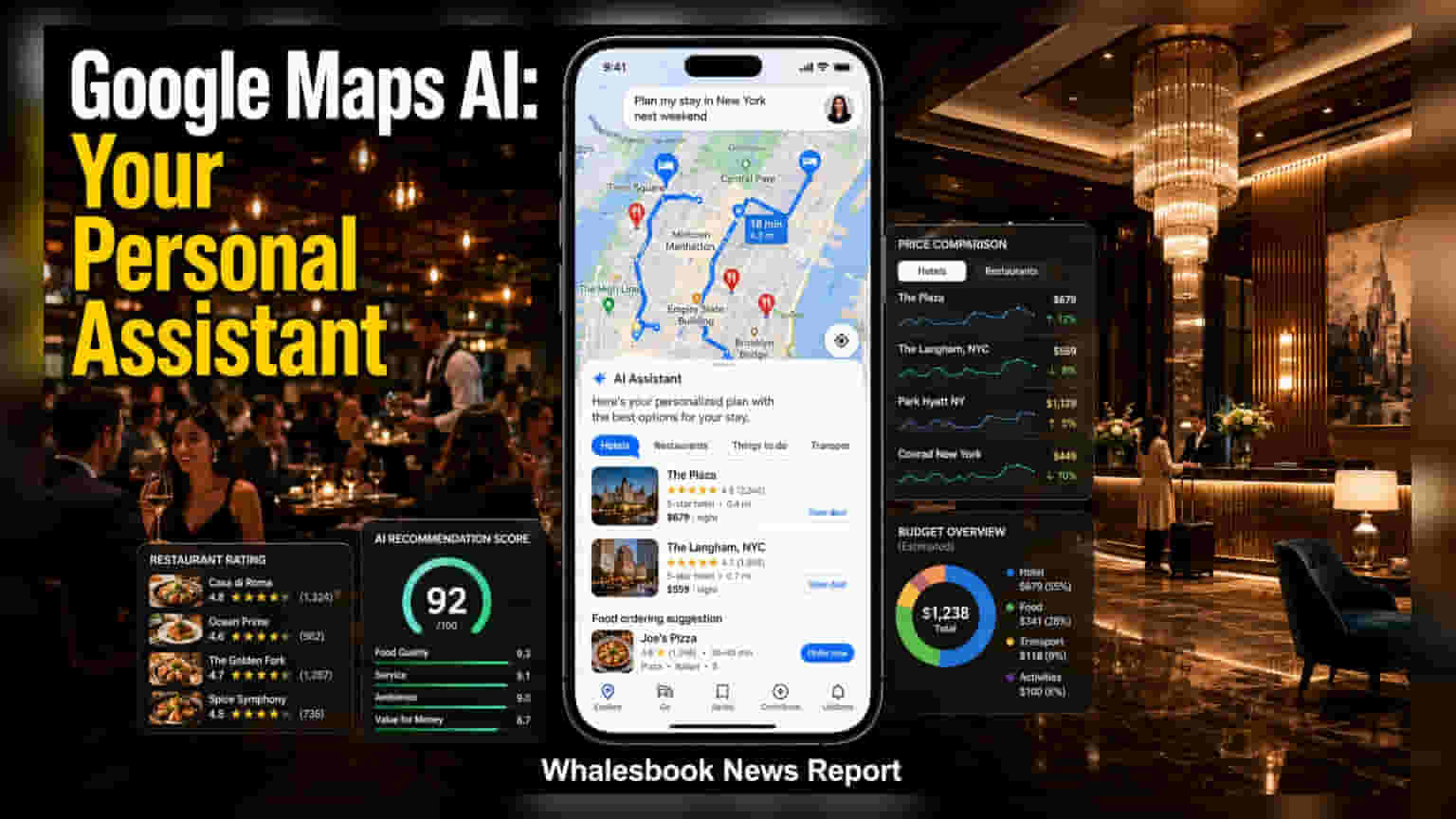 Google Maps Adds Booking Features as Alphabet’s AI Spending Surges