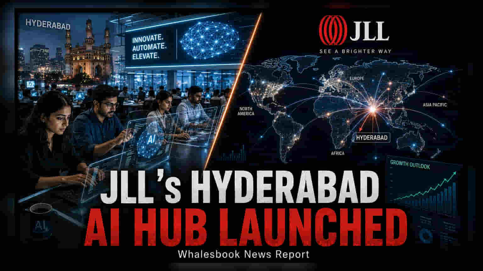 JLL चा हैदराबादमध्ये नवा ग्लोबल सेंटर, **१,६००** नवीन नोकऱ्यांची संधी!