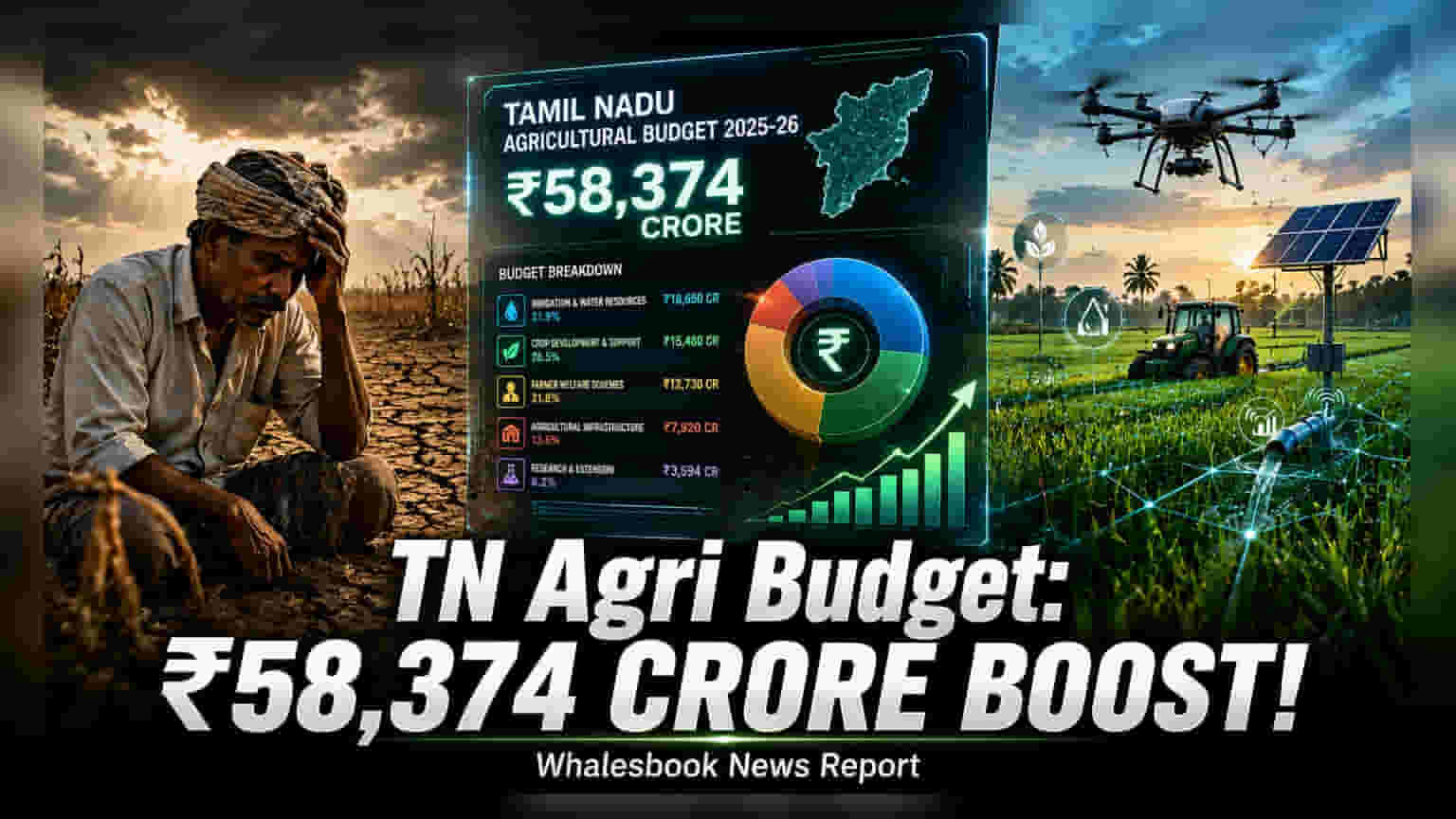 Tamil Nadu Allocates ₹58,374 Crore for Agriculture Budget 2026-27