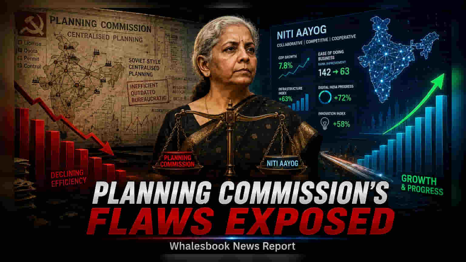 நிர்மலா சீதாராமன்: திட்டக் கமிஷன் மீது விமர்சனம், சந்தை சார்ந்த மாதிரிக்கு அரசு மாறுதல்