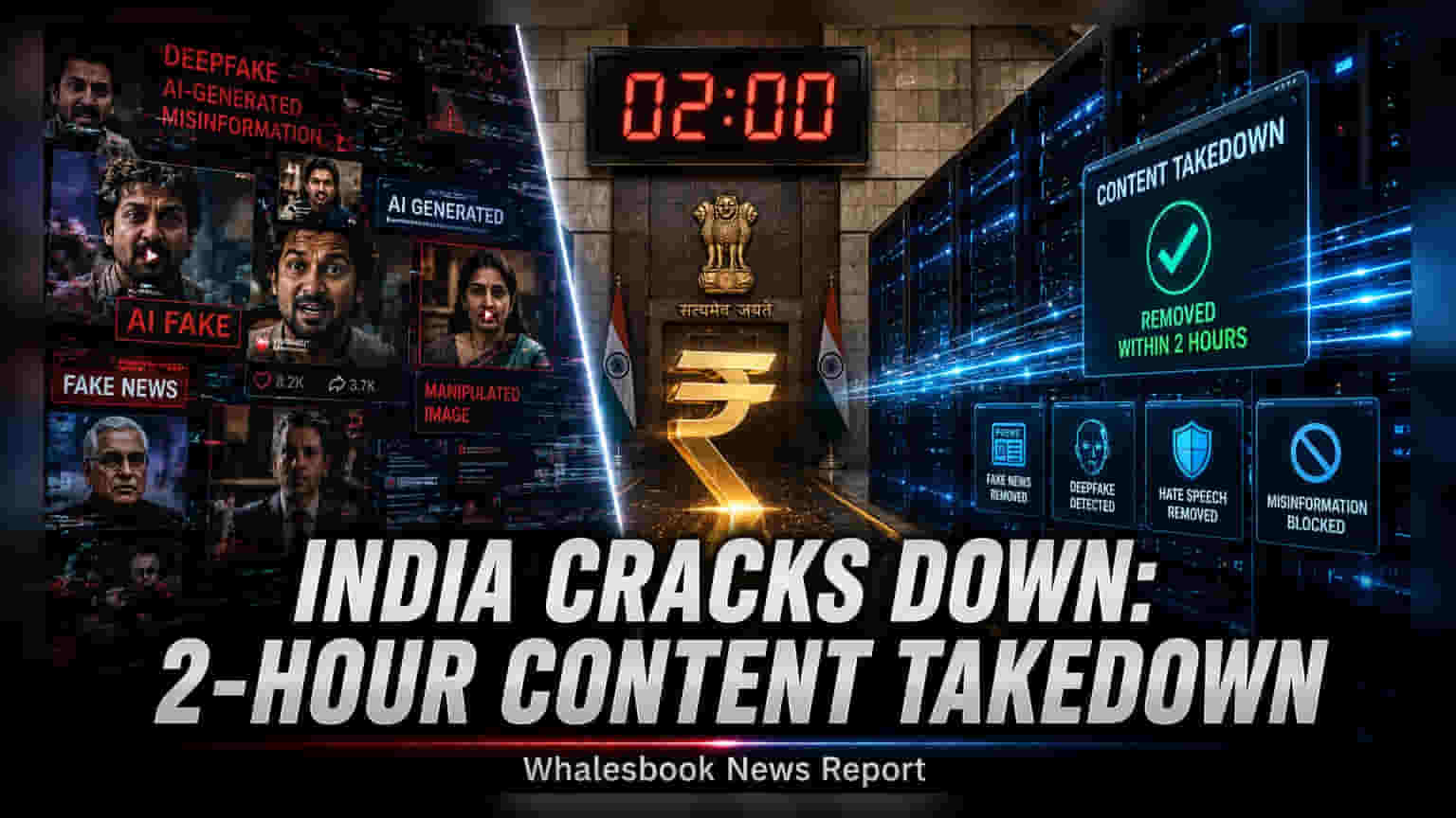 India Mandates 2-Hour Takedown for Sensitive Online Content