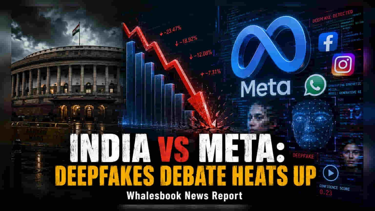 India Reviews Meta's 'Safe Harbor' Status Over AI, Deepfake Issues