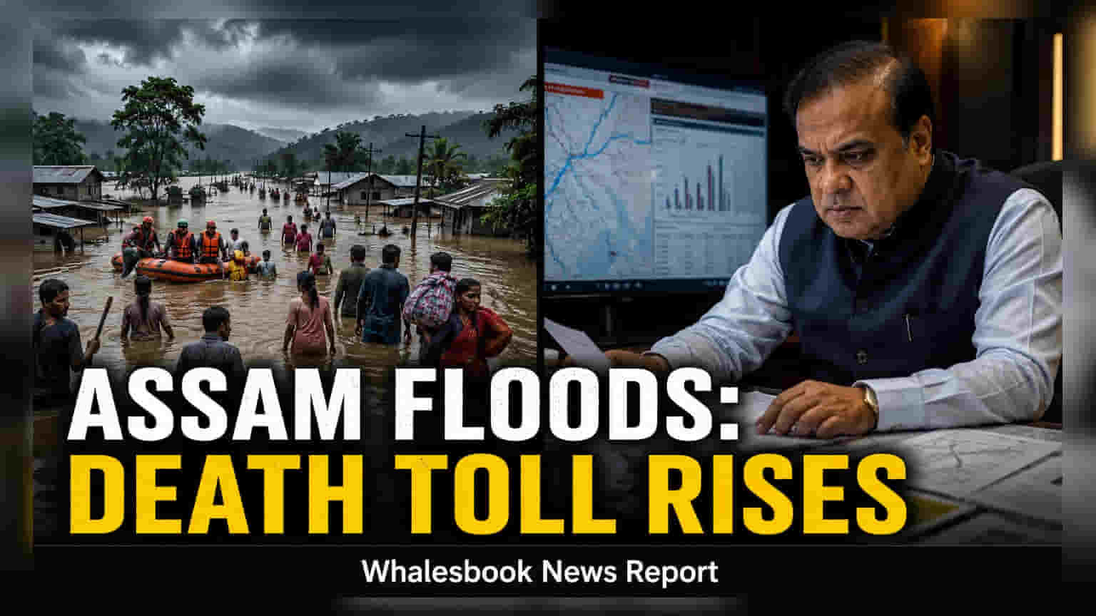Assam Floods: મૃત્યુઆંક 98 પર પહોંચ્યો; સરકાર દ્વારા નુકસાનીના મૂલ્યાંકનનો આરંભ