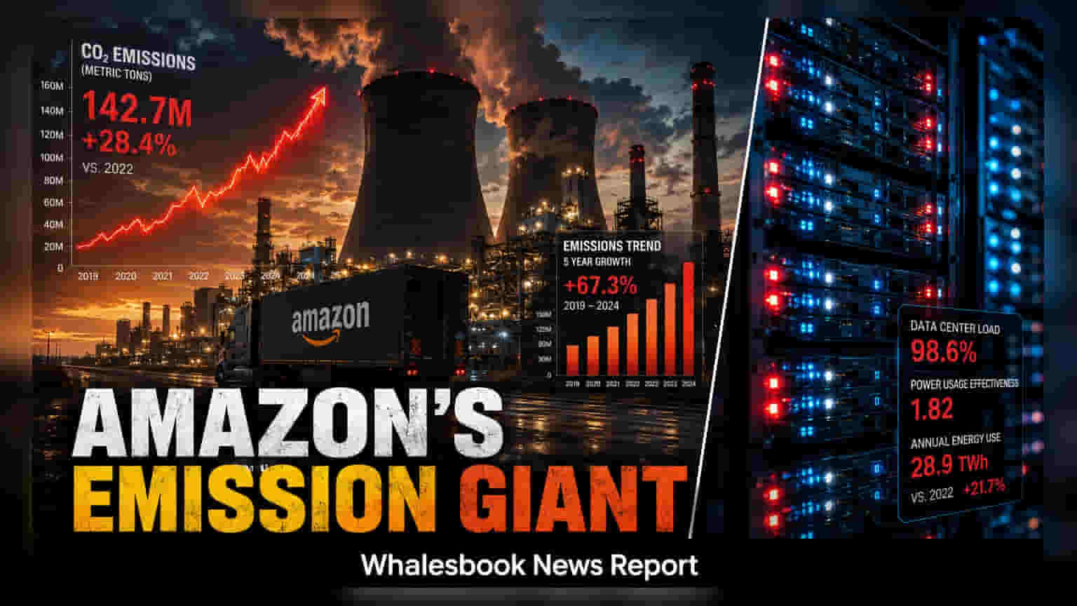 Amazon Backs 7.65 GW Texas Gas Plant, Faces Emission Scrutiny